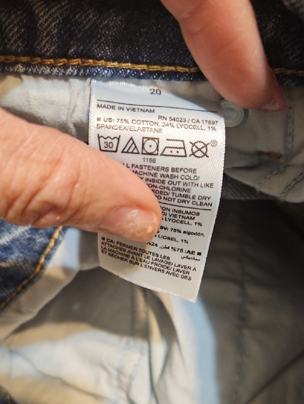 Old Navy Light Blue Wide Leg Jeans - Picture 8 of 9